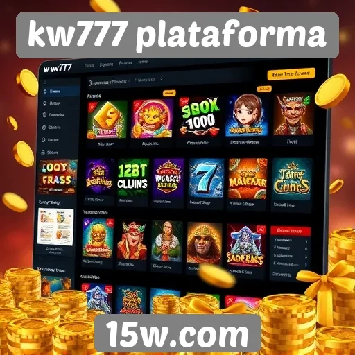 Interface do usuário na kw777 plataforma